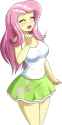 2041092__safe_artist-colon-danmakuman_fluttershy_equestria+girls_adorable+face_adorasexy_breasts_busty+fluttershy_cleavage_clothes_cute_eyes+closed_female_laugh