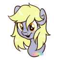 3461445__safe_artist-colon-audreen_derpy+hooves_pegasus_pony_g4_bust_portrait_simple+background_smiling_solo_white+background