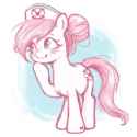 nurse redheart smile