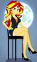 3418668__safe_ai+content_ai+generated_prompter-colon-lobo299_sunset+shimmer_human_equestria+girls_g4_bare+shoulders_female_full+moon_hand+on+hip_high+heels_legs