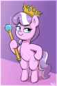 3103593__safe_artist-colon-heretichesh_diamond+tiara_earth+pony_pony_g4_belly+button_bipedal_crown_female_filly_foal_hoof+hold_hoof+on+hip_jewelry_lidded+eyes_l