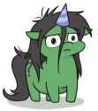 3011465__safe_artist-colon-jargon+scott_oc_oc+only_oc-colon-anon-dash-mare_earth+pony_pony_fat_female_floppy+ears_frown_hat_mare_party+hat_simple+background_sol.png