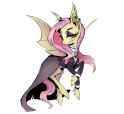 3570658__safe_artist-colon-pollovy_fluttershy_bat+pony_pony_g4_bat+ears_bat+ponified_bat+wings_black+eyeshadow_brooch_closed+mouth_clothes_crossed+legs_ear+pier.png