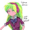 2445477__safe_artist-colon-spahiro7_lemon+zest_equestria+girls_g4_blushing_clothes_crystal+prep+academy+uniform_eye+clipping+through+hair_female_frown_headphone.png