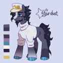 2934767__safe_artist-colon-lynesssan_oc_oc-colon-stardust_earth+pony_pony_clothes_deviantart+watermark_hat_jojo27s+bizarre+adventure_jotaro+kujo_male_obtrusive+.png