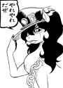 2932972__safe_artist-colon-chochi_oc_earth+pony_pony_chains_earth+pony+oc_hat_japanese_jojo27s+bizarre+adventure_monochrome_ponified_solo.jpg
