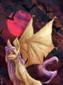 3445834__safe_artist-colon-kvoi-dash-6_fluttershy_bat_bat+pony_pony_g4_bat+ponified_blood+moon_fangs_female_flutterbat_full+moon_looking+at+you_mare_moon_outdoo.jpg