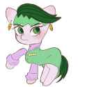 2888691__safe_artist-colon-veryjelly123_earth+pony_pony_anime_clothes_high+res_jojo27s+bizarre+adventure_male_ponified_raised+hoof_rohan+kishibe_simple+backgrou.jpg