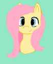 3481672__safe_artist-colon-sacrious_fluttershy_pegasus_pony_g4_blue+eyes_grin_ms+paint_pink+hair_pink+mane_pink+tail_simple+background_smiling_solo_tail_yellow+.png