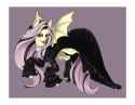 3336924__safe_artist-colon-yekie_fluttershy_bat+pony_pony_g4_bat+ponified_bat+wings_clothes_dress_dyed+mane_eyeshadow_female_flutterbat_fluttergoth_lidded+eyes_.jpg