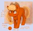 1291069__safe_artist-colon-kyaokay_applejack_angry_applejack+is+not+amused_blushing_chest+fluff_dialogue_dishonorapple_dissatisfied_fluffy_food_frown_m.png