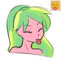 1055464__safe_artist-colon-jovalic_lemon+zest_equestria+girls_g4_bare+shoulder+portrait_bare+shoulders_bust_female_portrait_solo_tongue+out.png