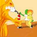1233567__safe_artist-colon-vadkram20xd6_spitfire_oc_oc-colon-anon_human_pegasus_pony_g4_female_fire_fire+extinguisher_male_trio.jpg