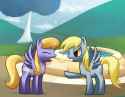 3011184__source+needed_safe_artist-colon-reuniclus_cloud+kicker_derpy+hooves_pegasus_pony_g4_argument_day_duo_duo+female_female_fountain_outdoors.png