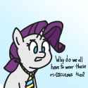 1939532__safe_artist-colon-milkman_rarity_pony_unicorn_g4_dialogue_female_gradient+background_half-dash-life_necktie_text.png
