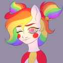 2671483__safe_alternate+version_artist-colon-dollinna_derpibooru+exclusive_oc_oc+only_oc-colon-giggle+grin_earth+pony_pony_clown_face+paint_female_gray+backgrou.png