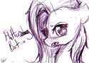 3103261__safe_artist-colon-minckies_fluttershy_bat+pony_pony_g4_bat+ponified_bust_female_flutterbat_lineart_mare_race+swap_signature_simple+background_solo_whit.jpg