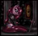 409457__safe_artist-colon-yuki-dash-orin_pinkie+pie_g4_crying_dark_dark+brotherhood_female_pinkamena+diane+pie_sitting_solo_sword_the+elder+scrolls_weapon.png