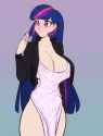 2635574__suggestive_artist-colon-scorpdk_twilight+sparkle_human_g4_beautisexy_big+breasts_blushing_braless_breasts_busty+twilight+sparkle_cleavage_clothes_dress.jpg