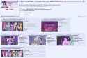 A -mlp- imageboard discussion about S08E26 from My Little Pony, in which the users post screencaps and edits of the show as they're watching the livestream in the sticky thread.png