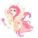 3439478__safe_artist-colon-mengmao422_fluttershy_pegasus_pony_g4_cute_female_full+body_mare_open+mouth_open+smile_pink+mane_pink+tail_raised+hoof_shyabetes_simp.png