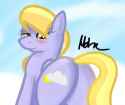 462313__safe_artist-colon-halfirepony_cloud+kicker_pony_g4_blushing_butt_female_looking+at+you_looking+back_looking+back+at+you_plot_solo.png