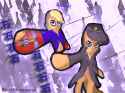 1295801__safe_artist-colon-rostimen_doctor+whooves_time+turner_earth+pony_pony_g4_digital+art_doctor+who_donald+trump_duo_duo+male_hat_japan_japanese_jojo+pose_.jpg