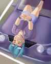 1544702__safe_artist-colon-miguelpanhead_indigo+zap_equestria+girls_g4_my+little+pony+equestria+girls-colon-+friendship+games_alternate+hairstyle_car_clothes_ea.jpg