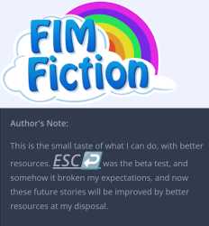 FiMFiction Thread: Now with 59% less on-topic discussion!