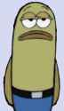 unimpressed fish