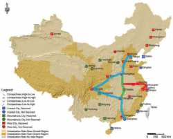 Location-and-landform-of-35-major-cities-in-mainland-China-These-cities-were-included-in