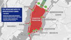 congestion pricing map