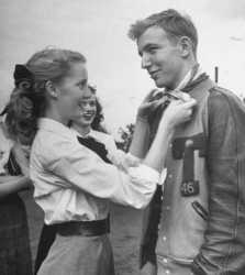 3-Young-man-with-1950s-letter-jacket-and-young-woman