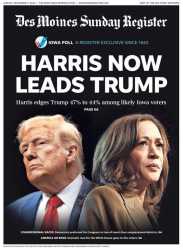 Kamala leads Trump in Iowa