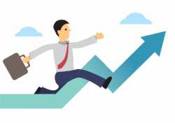 businessman-running-up-the-upward-arrow