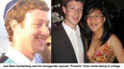 Trans MTF Priscilla Chan and Jew Mark Zuckerberg