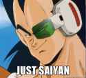 just saiyan