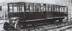 Double Model T railcar