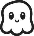 adorable-apparition-black-ghost-icon-ghostly-grin-cute-ghost-design-vector
