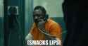smacks lips