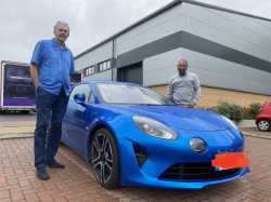 Gordan Murray, his Alpine A110, and Chris Harris