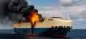 Cargo Ship That Caught Fire Carrying Electric Vehicles Sinks in the Pacific