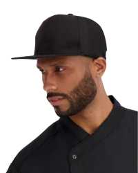 beard flat brim cap brownoid