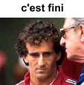 Prost c&#039;est fini its over