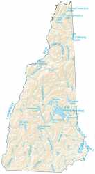 New-Hampshire-Lakes-Rivers-Map