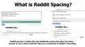 reddit spacing