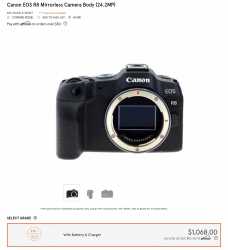 Canon EOS R8 used 