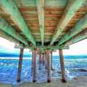 Under the Cayucos Pier