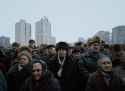 A Rally of the Opposition Candidate Alexander Milinkevich, Minsk, Belarus, 12 March 2006.