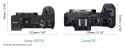 Sony-Alpha-a6700-vs-Canon-EOS-RP-top-view-size-comparison